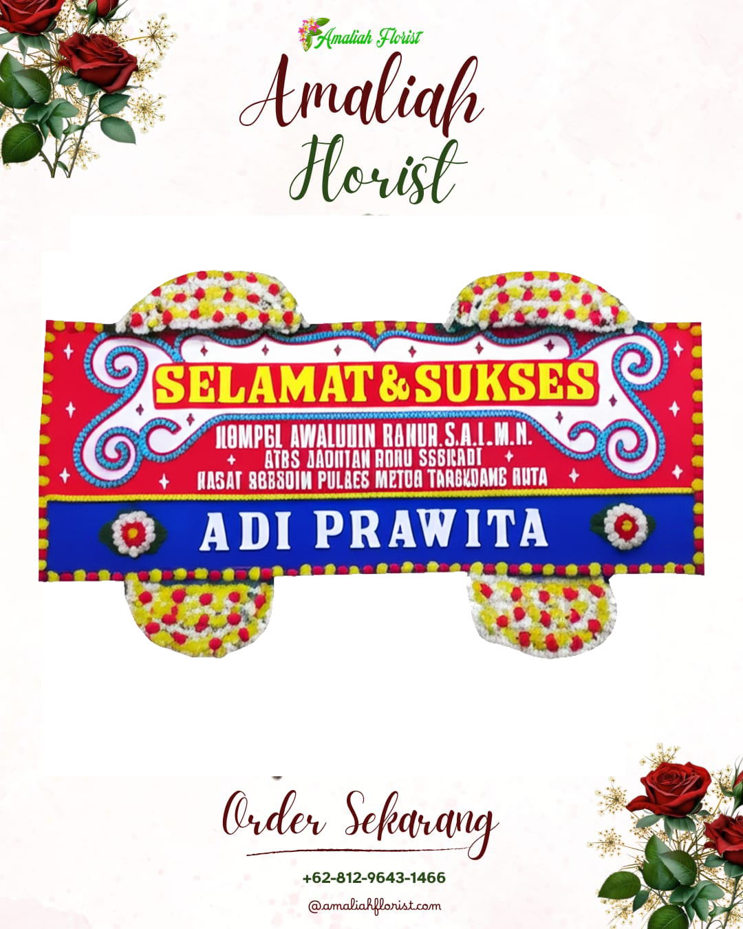 Papan Bunga Ucapan Selamat Bantarsari